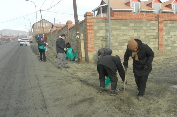 Бямба гарагт бүх нийтийн их цэвэрлэгээтэй