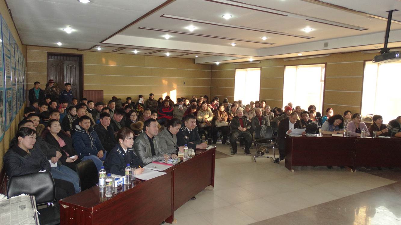 Цагдаагийн I хэлтэс иргэддээ ажлаа тайлагнав