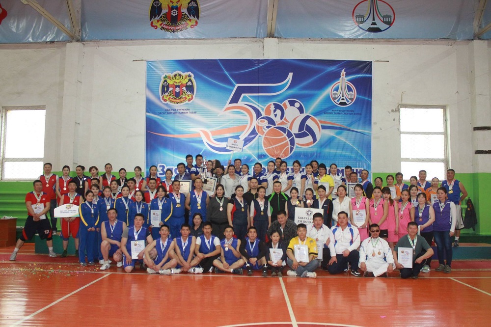 Засаг даргын нэрэмжит спортын 5 төрөлт тэмцээн амжилттай болж өнгөрлөө
