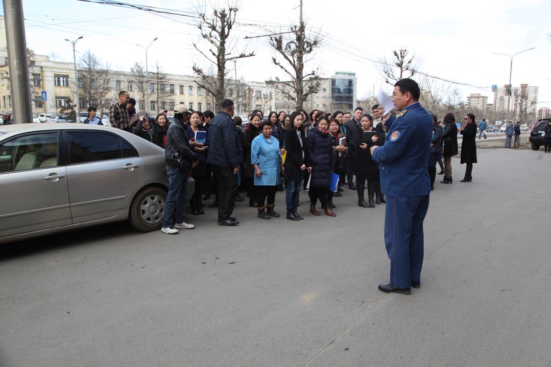 Гамшгаас хамгаалах дуут дохиогоор алба хаагчид бэлэн жагсав