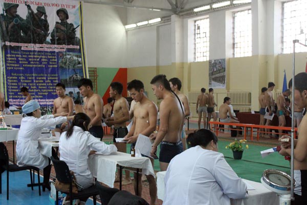 2016 оны нэгдүгээр ээлжийн цэрэг татлага боллоо