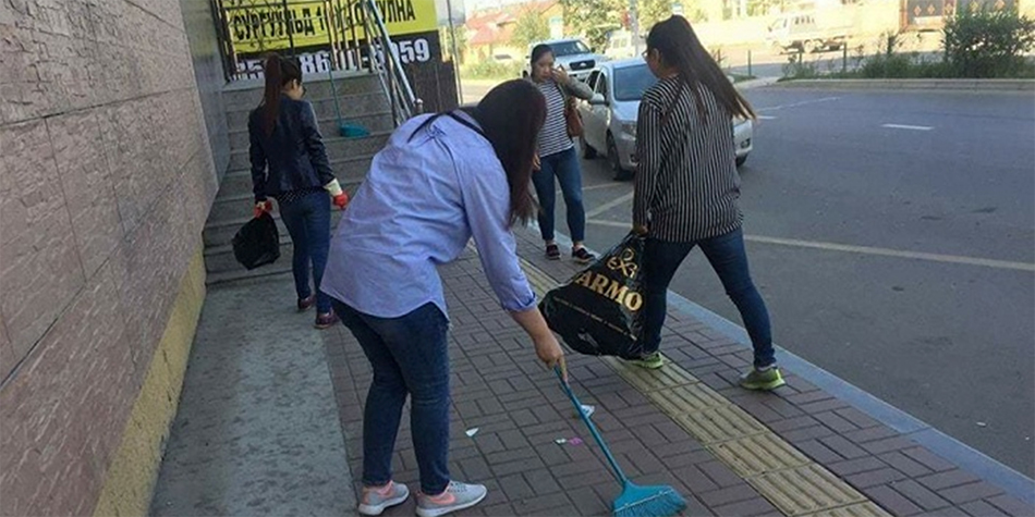 Бүх нийтийн их цэвэрлэгээ зохион байгуулагдлаа