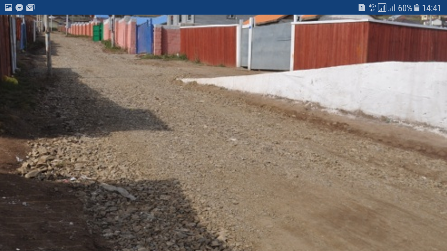 5 дугаар хорооны 12.050 м.кв талбайн замыг хусч, тэгшлэв