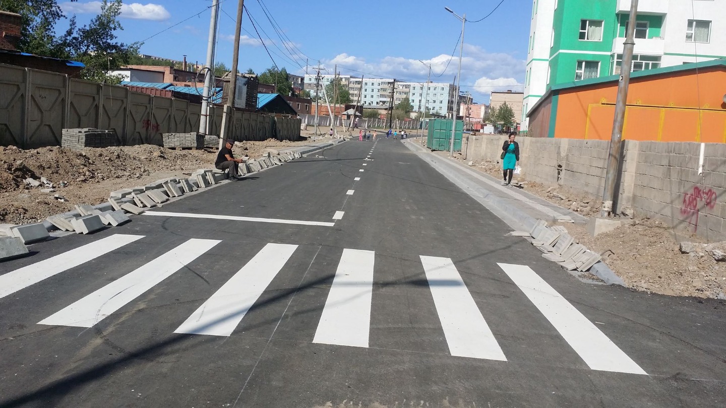 Дүүргийн хэмжээнд 11.593 м.кв талбайд замын тэмдэглэгээ хийв