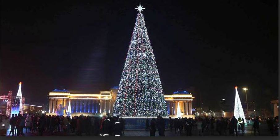 Төв талбайн сүлд модыг 12 дугаар сарын 14-ний өдөр асаана