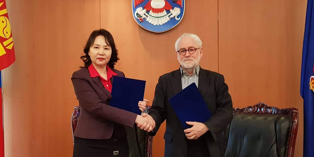 Пассив хаус буюу Ногоон барилгын технологийг нэвтрүүлэх санамж бичигт гарын үсэг зурлаа