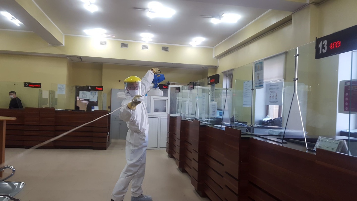 18.958 м.кв талбайд давтан ариутгал хийгээд байна